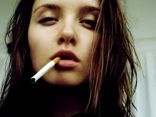 beautiful, cigarette and female