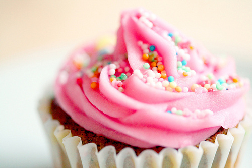 cake, chocolate, cupcake, dessert, pink