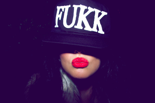 fukk, girl and hat