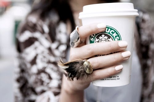 accessories, hand, jewelry, nails, ring, starbucks