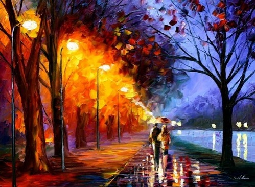 art, beautiful, colorful, couple, painting, stylized  image 50668 on 