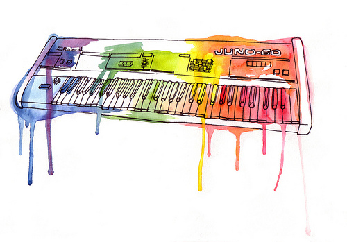 art, colorful and keyboard