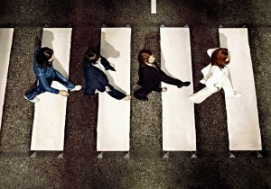 beatles,  cross and  road