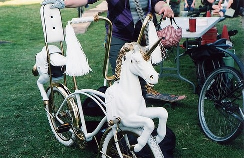 bicycle,  bike and  unicorn