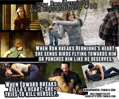 harry potter, harry potter > twilight and hermione