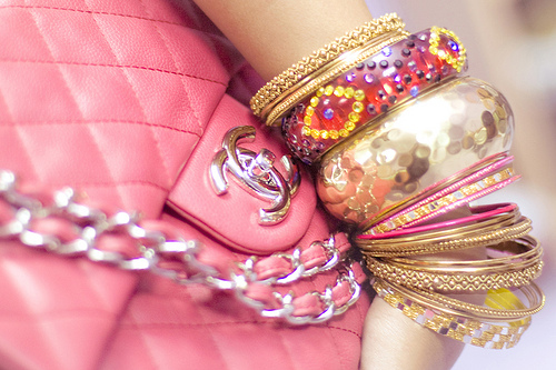 accessories, bag and bracelets