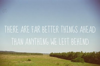 ahead, behind, future, life, optimistic, past