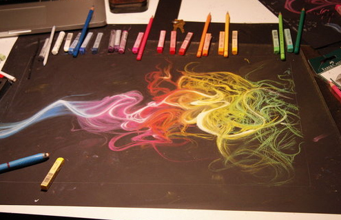 art,  chalk and  chalk board