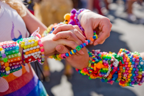 beads, bracelet and candy