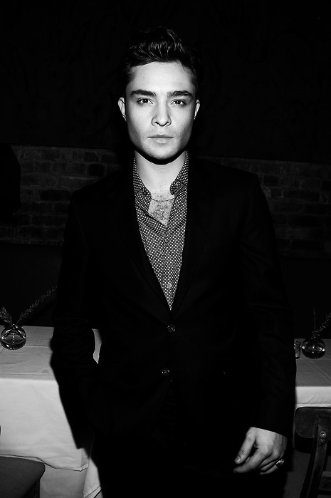 black and white, chuck bass and ed westwick