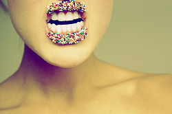 candy,  lips and  mouth