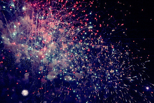 colors, firework and lights