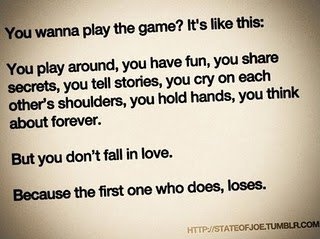 cry,  game and  love