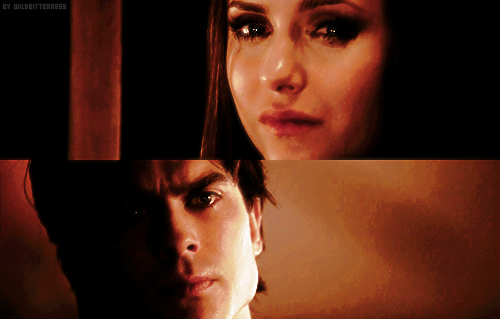 damon,  damon salvatore and  elena