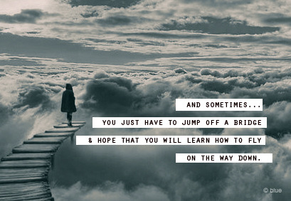 fly, hope, jump, learn, sky, sometimes