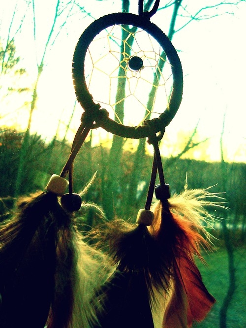 art, dreamcatcher and feathers