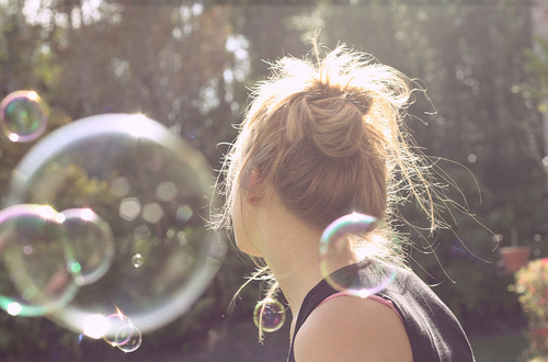 bubbles, light and photography