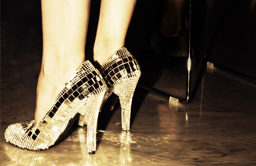 cool shoes, disco and disco ball pumps