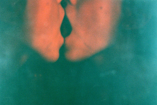 film, grainy and kisses