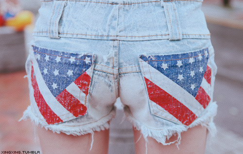 america, american flag, butt, fashion, jeans, shorts