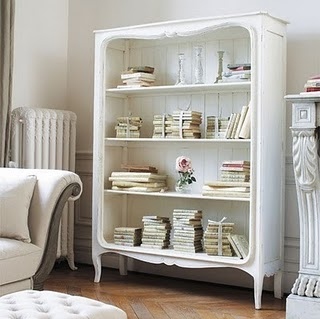 books, interior, pretty, room, shabby chic, shelf