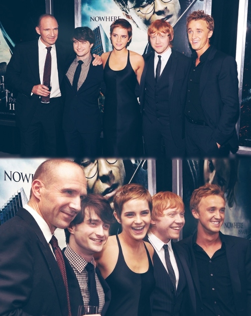 cast, daniel radcliffe and deathly hallows