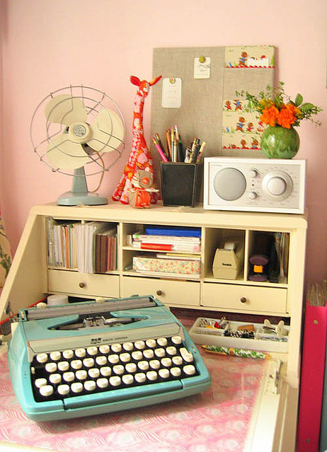 cute, decor and desk