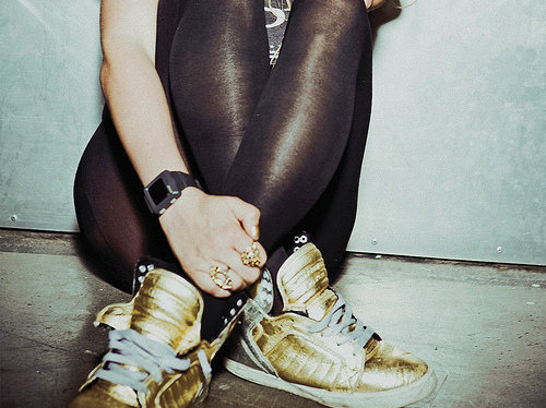 gold, high tops and high-tops