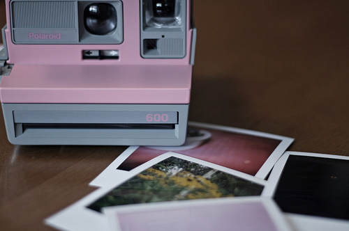 camera, polariod, polaroid, retro, vintage