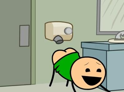 bathroom,  cartoon and  cyanide and happiness