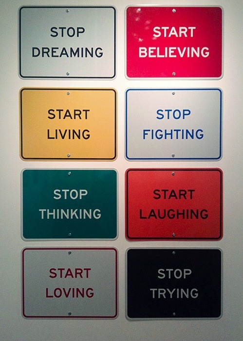believe, dream, fight, laugh, live, love