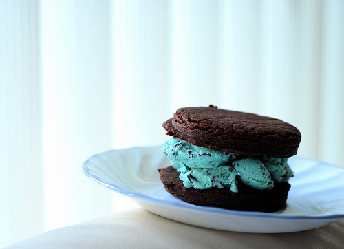 blue, chocolate and cookie