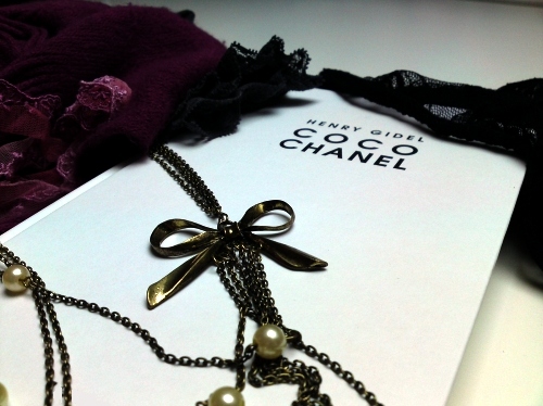 book, bow and chanel