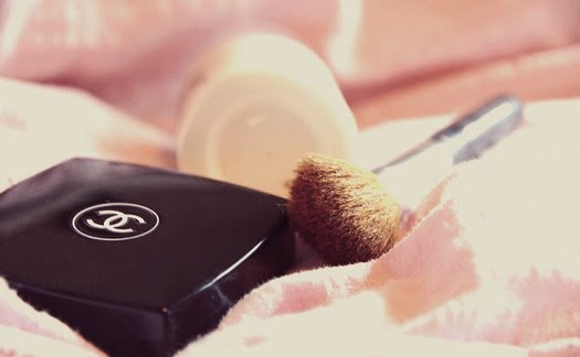 brush, chanel and makeup