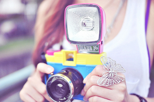 camera, colors and cute