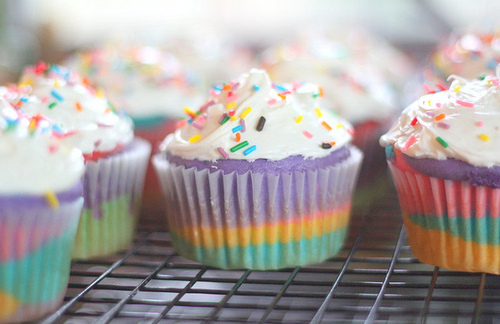 colorful cupcake, colorful cupcakes and colors
