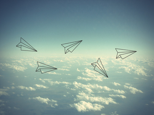 air-airplanes-art-clouds-paper-airplanes