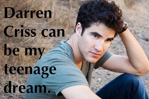 anytime, darren criss and glee