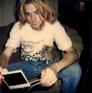 awesome hair,  cat and  cobain