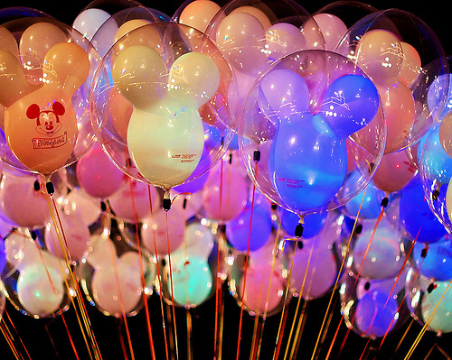 balloons, color and disney