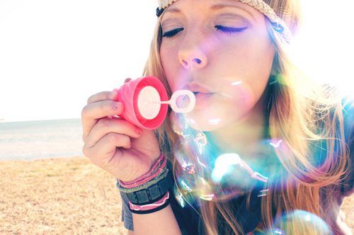 blow, bubbles, fashion, girl, photography