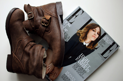 boots, elle and fashion