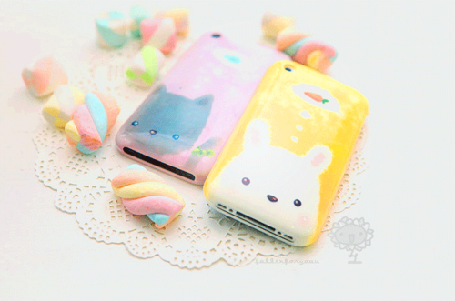 bunny, iphone and ipod