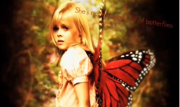 butterfly, girl and lyrics