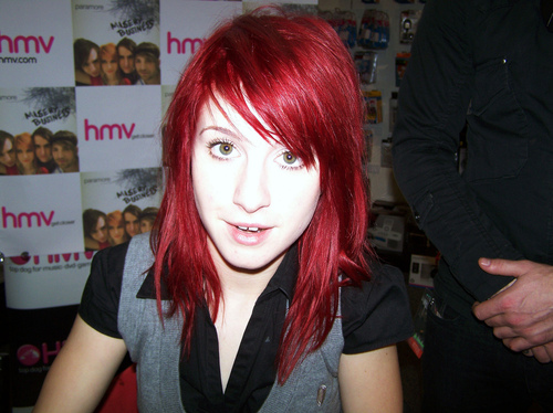 hayley williams red hair decode. red hair color these awesome make Hayley+williams+misery+business+video