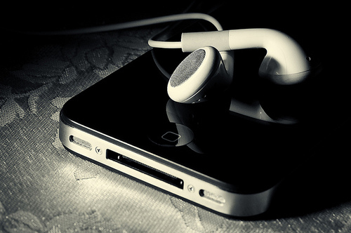 headphones, i phone and iphone