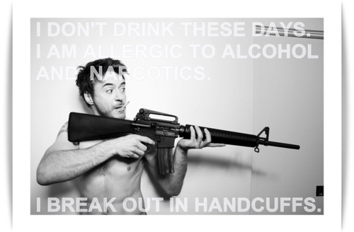 alcohol, dayammm and gun