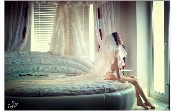 bed, bride and luxury