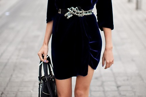 belt, blue and chic