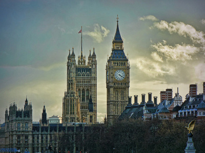 big ben,  houses of parliment and  london